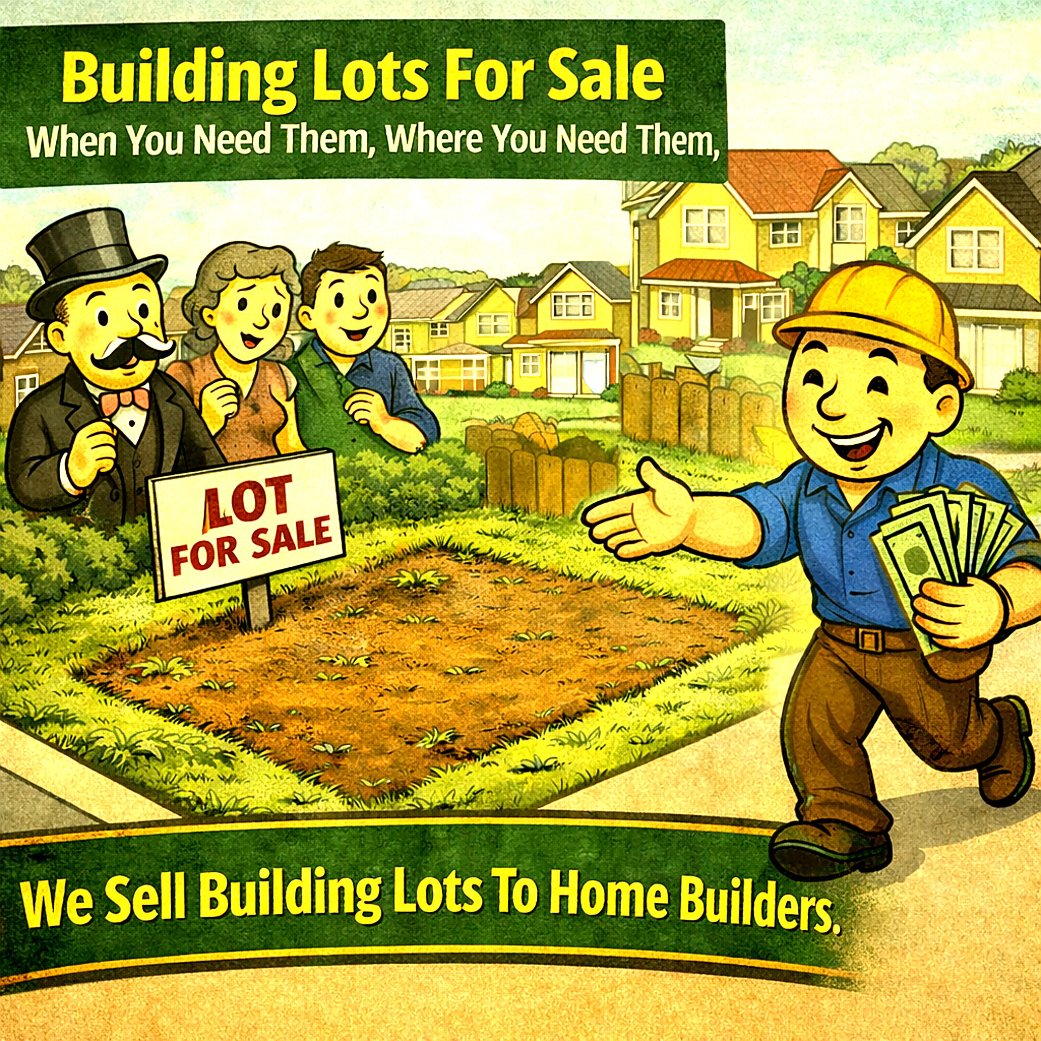 Infill building lots for sale | builders & developers & ready-to-build